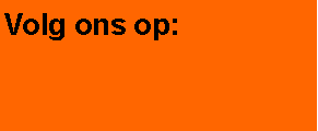 Tekstvak: Volg ons op: